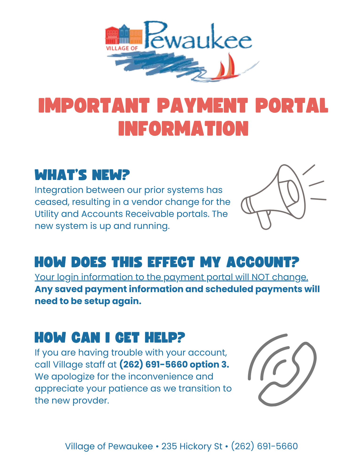 Payment Portal Update
