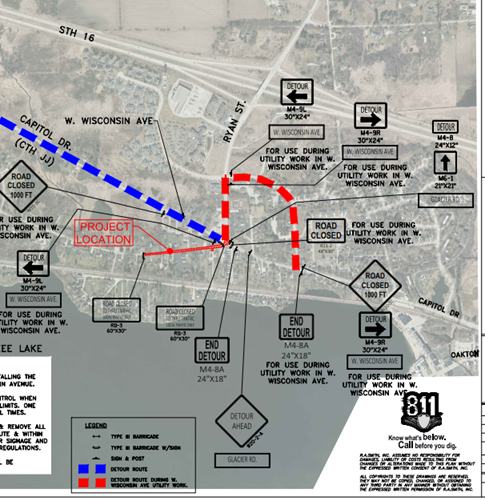 Glacier/W Wisconsin Detour for May 7-8, 2026